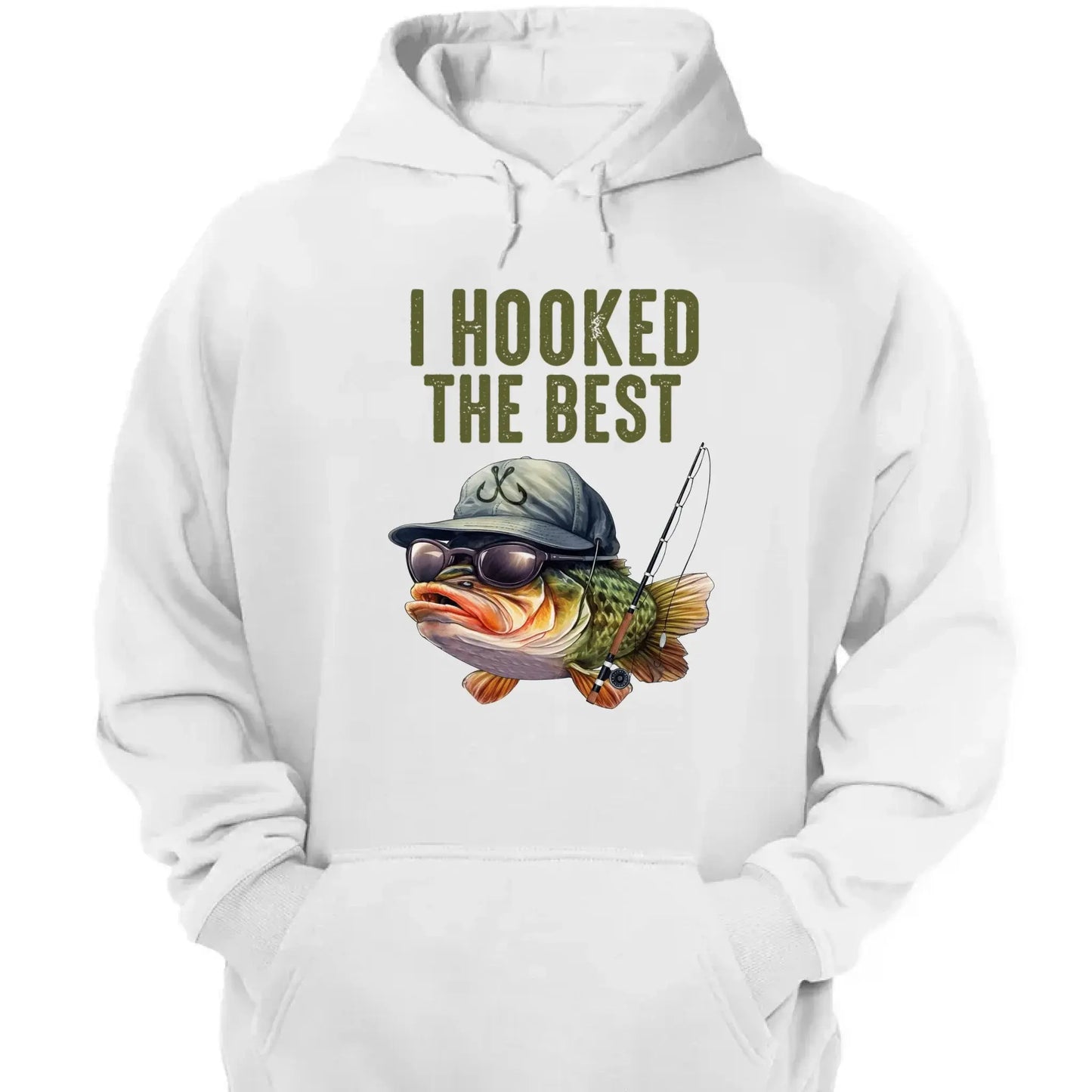 We Hooked the Best Daddy Shirt – Personalized Fishing T-Shirt – Custom Father’s Day Gift for Dad, Papa, Grandpa, or Dada Ezcustomize