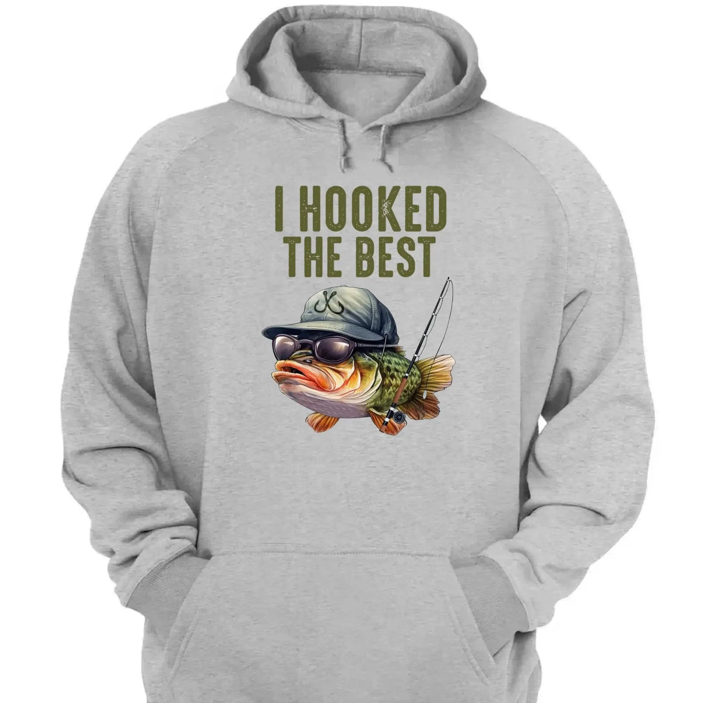 We Hooked the Best Daddy Shirt – Personalized Fishing T-Shirt – Custom Father’s Day Gift for Dad, Papa, Grandpa, or Dada Ezcustomize