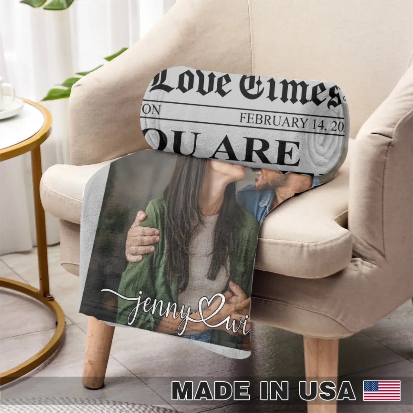 You Are My Forever - Personalized Blanket - Gift For Her/Him, Husband/Wife, Couples on Anniversary, Valentine's Day Ezcustomize