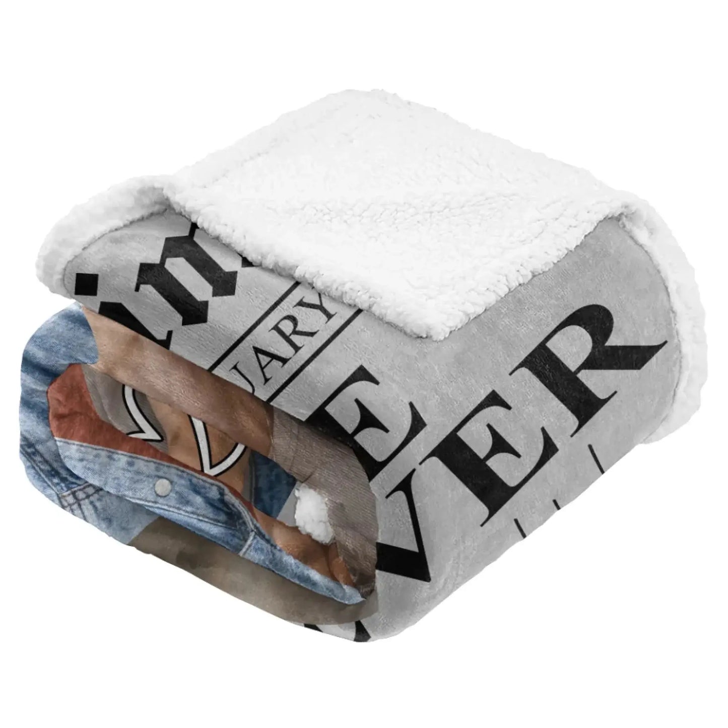 You Are My Forever - Personalized Blanket - Gift For Her/Him, Husband/Wife, Couples on Anniversary, Valentine's Day Ezcustomize