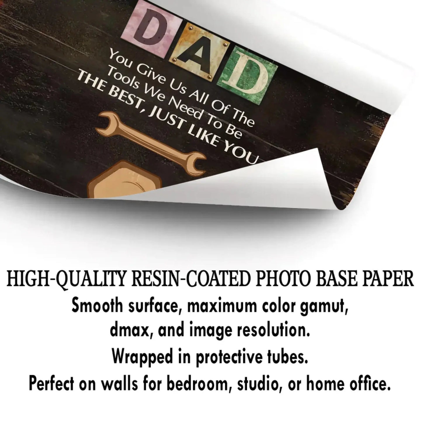 You Give Us All The Tools We Need - Personalized Custom Poster/Canvas - Father's Day Gift For Grandpa, Dad Ezcustomize