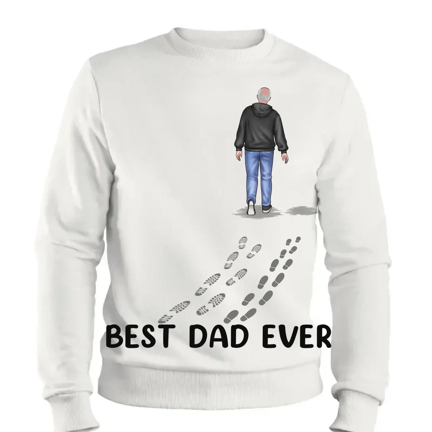 "You Never Walk Alone"- Custom Family T-Shirt/Hoodie/Sweatshirt - Perfect Gift for Dad on Father's Day & Birthday Ezcustomize