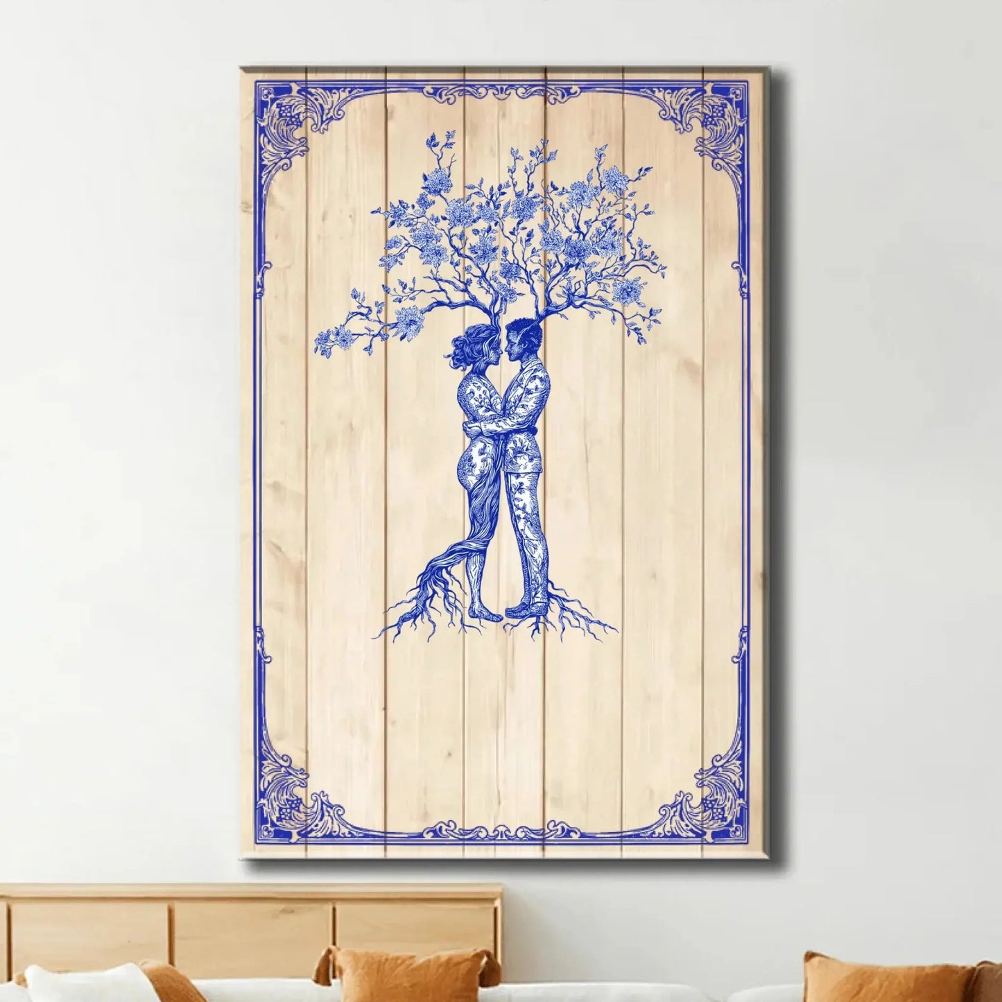 You & Me We Got This – Personalized Couple Tree Hug Poster or Canvas, Romantic Wall Art for Lovers Ezcustomize