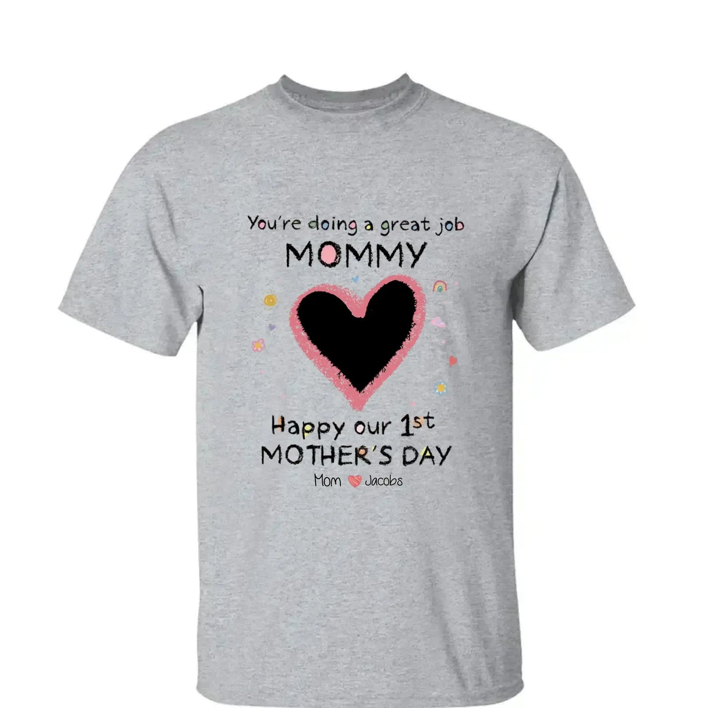 You’re Doing a Great Job Mommy – Personalized Baby Onesie – Baby Shower or First Mother’s Day Gift for New Moms Ezcustomize