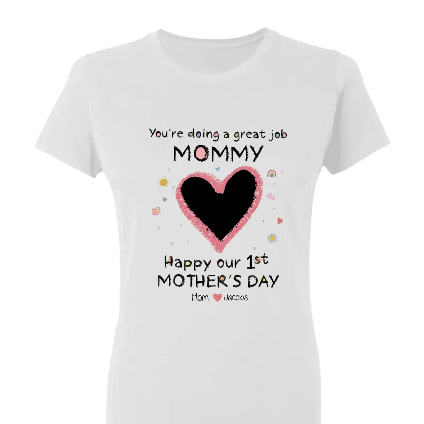 You’re Doing a Great Job Mommy – Personalized Baby Onesie – Baby Shower or First Mother’s Day Gift for New Moms Ezcustomize