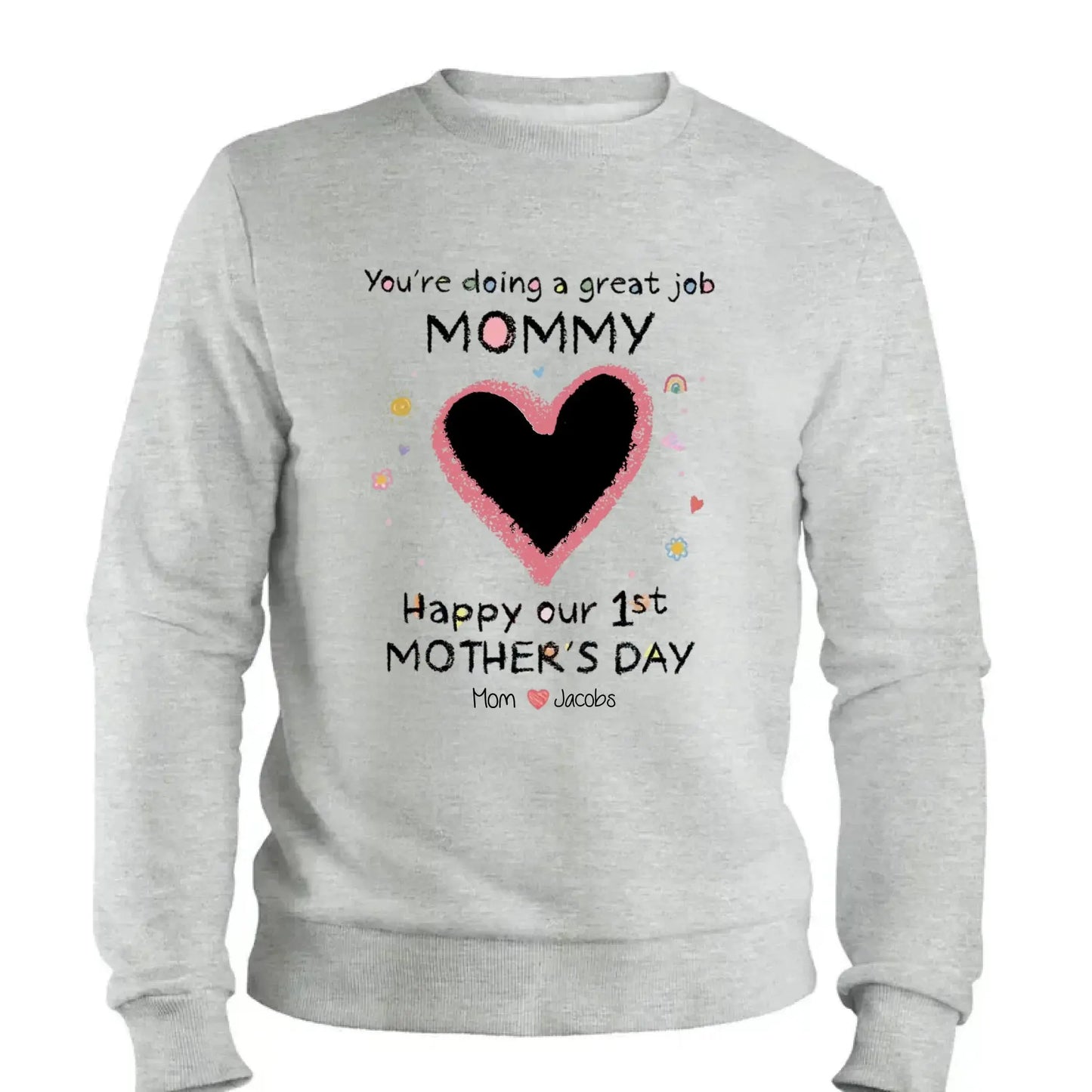 You’re Doing a Great Job Mommy – Personalized Baby Onesie – Baby Shower or First Mother’s Day Gift for New Moms Ezcustomize