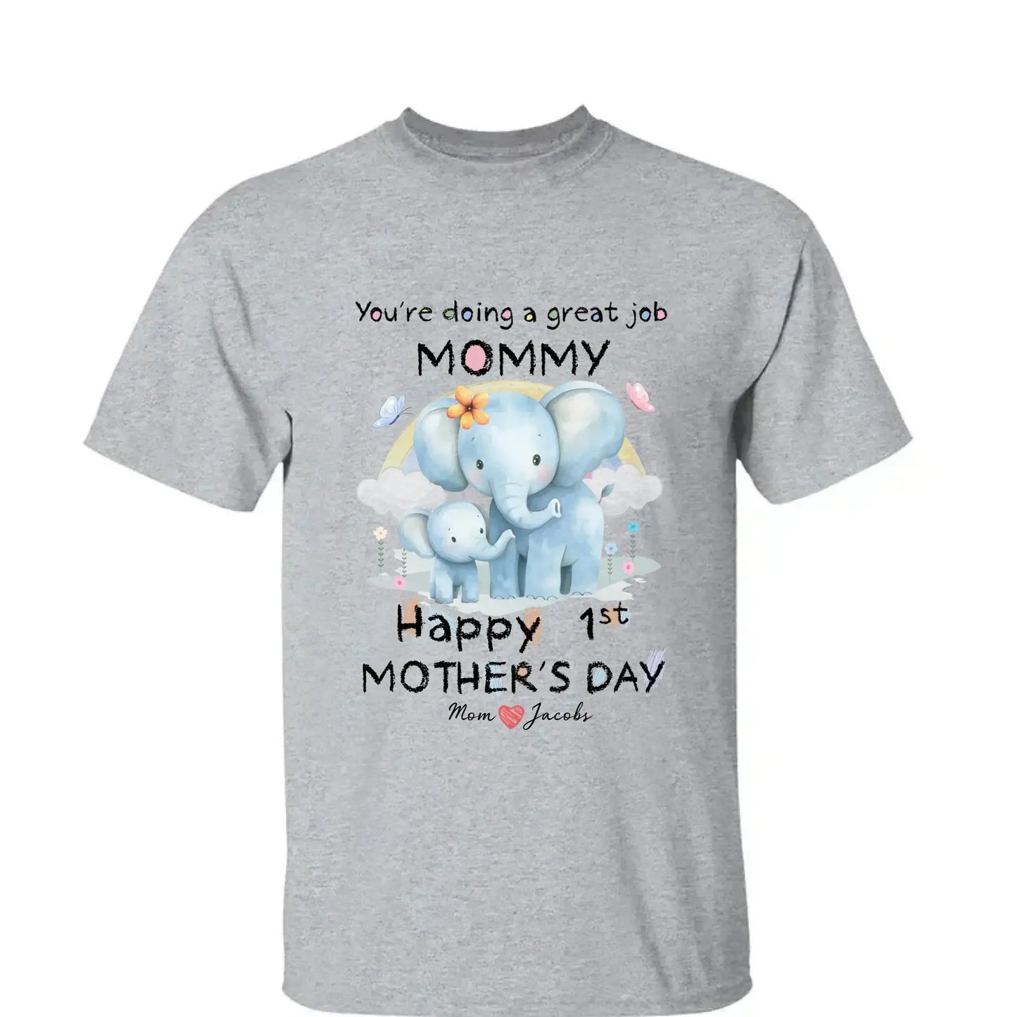 You're Doing a Great Job Mommy – Personalized Baby Onesie – First Mother’s Day Gift from Baby to New Mom Ezcustomize