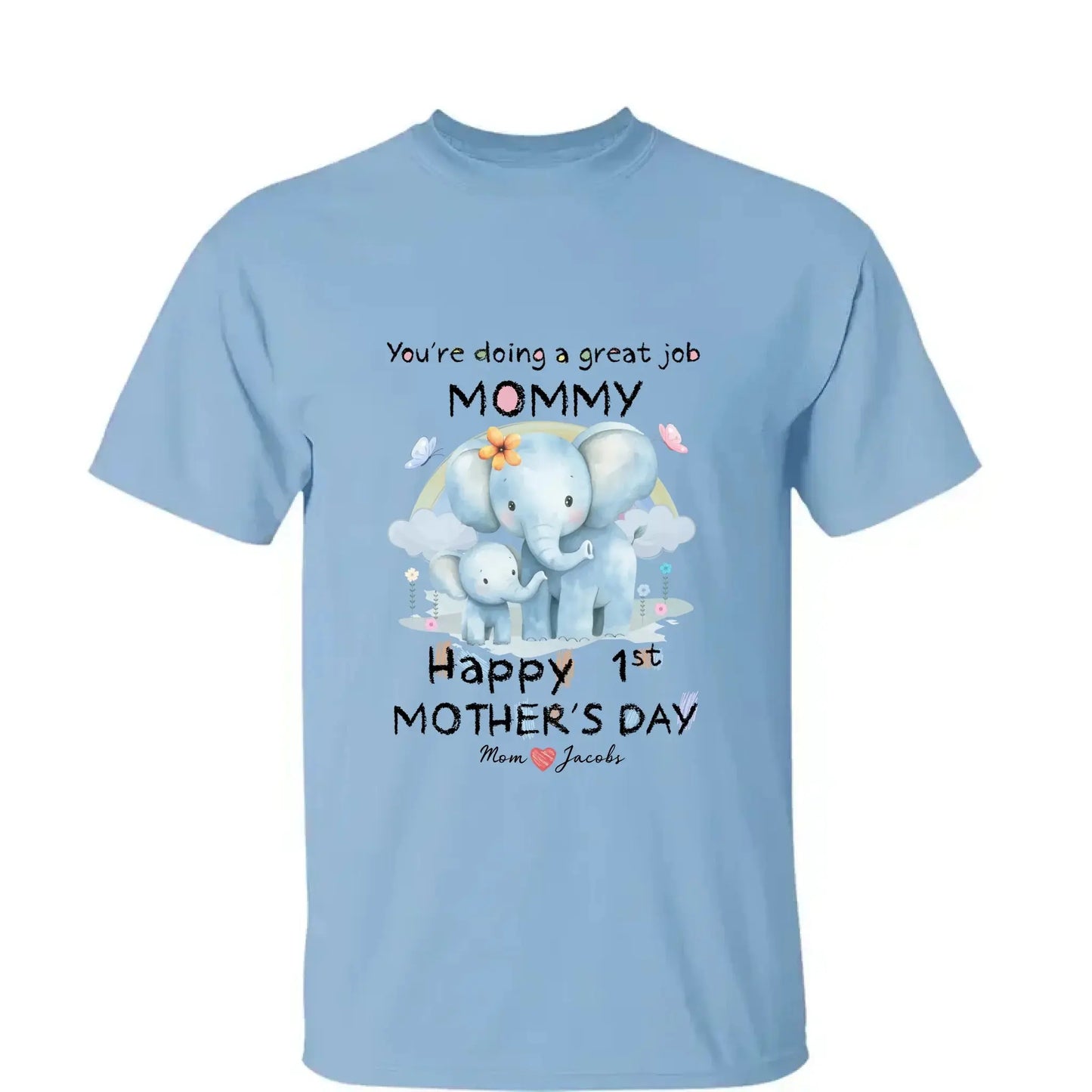 You're Doing a Great Job Mommy – Personalized Baby Onesie – First Mother’s Day Gift from Baby to New Mom Ezcustomize