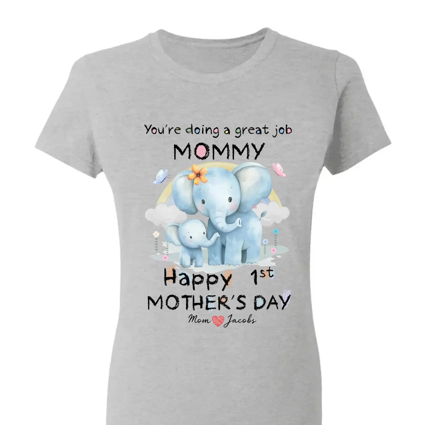 You're Doing a Great Job Mommy – Personalized Baby Onesie – First Mother’s Day Gift from Baby to New Mom Ezcustomize