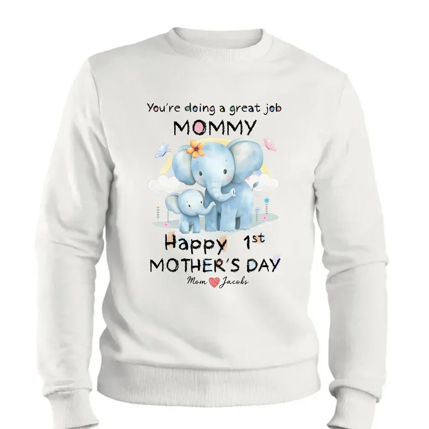 You're Doing a Great Job Mommy – Personalized Baby Onesie – First Mother’s Day Gift from Baby to New Mom Ezcustomize