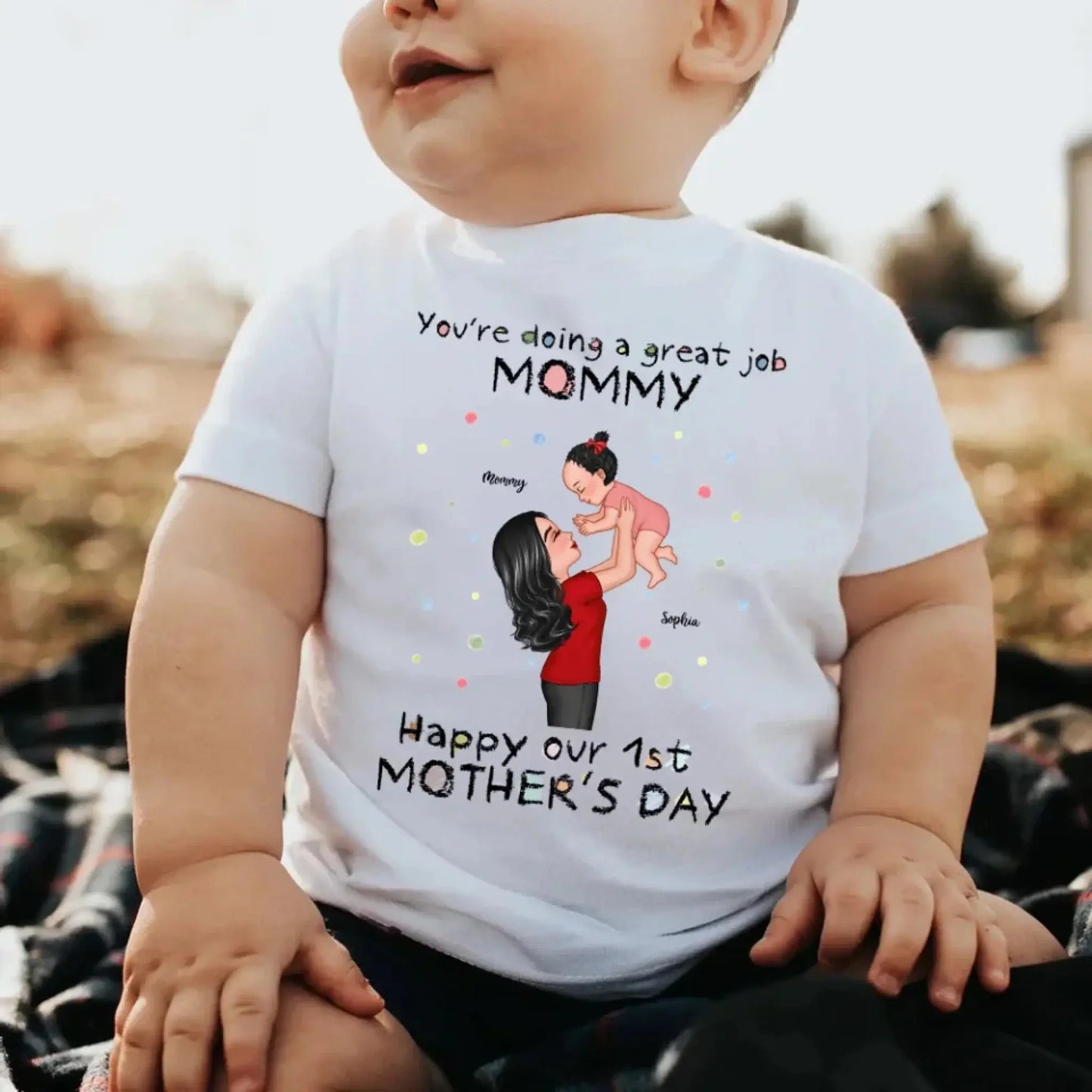 You're Doing a Great Job – Personalized Custom Baby Onesie, Encouraging Gift for New Moms Ezcustomize