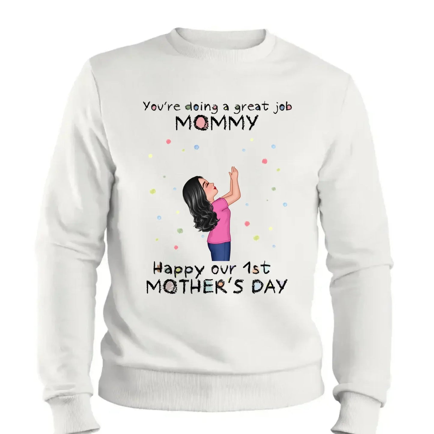 You're Doing a Great Job – Personalized Custom Baby Onesie, Encouraging Gift for New Moms Ezcustomize