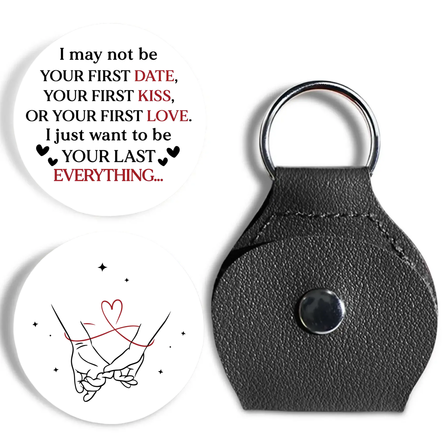 Your Last Everything – Personalized Custom Pocket Hug Token – Emotional Anniversary & Valentine’s Day Keepsake Gift for Him or Her Ezcustomize