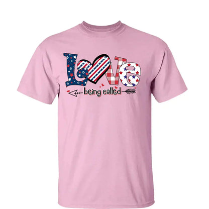 4th of July Love Being Called Grandma Shirt – Personalized Patriotic T-Shirt Gift for Grandma, Nana, Mimi, Gigi, Mom  Ezcustomize