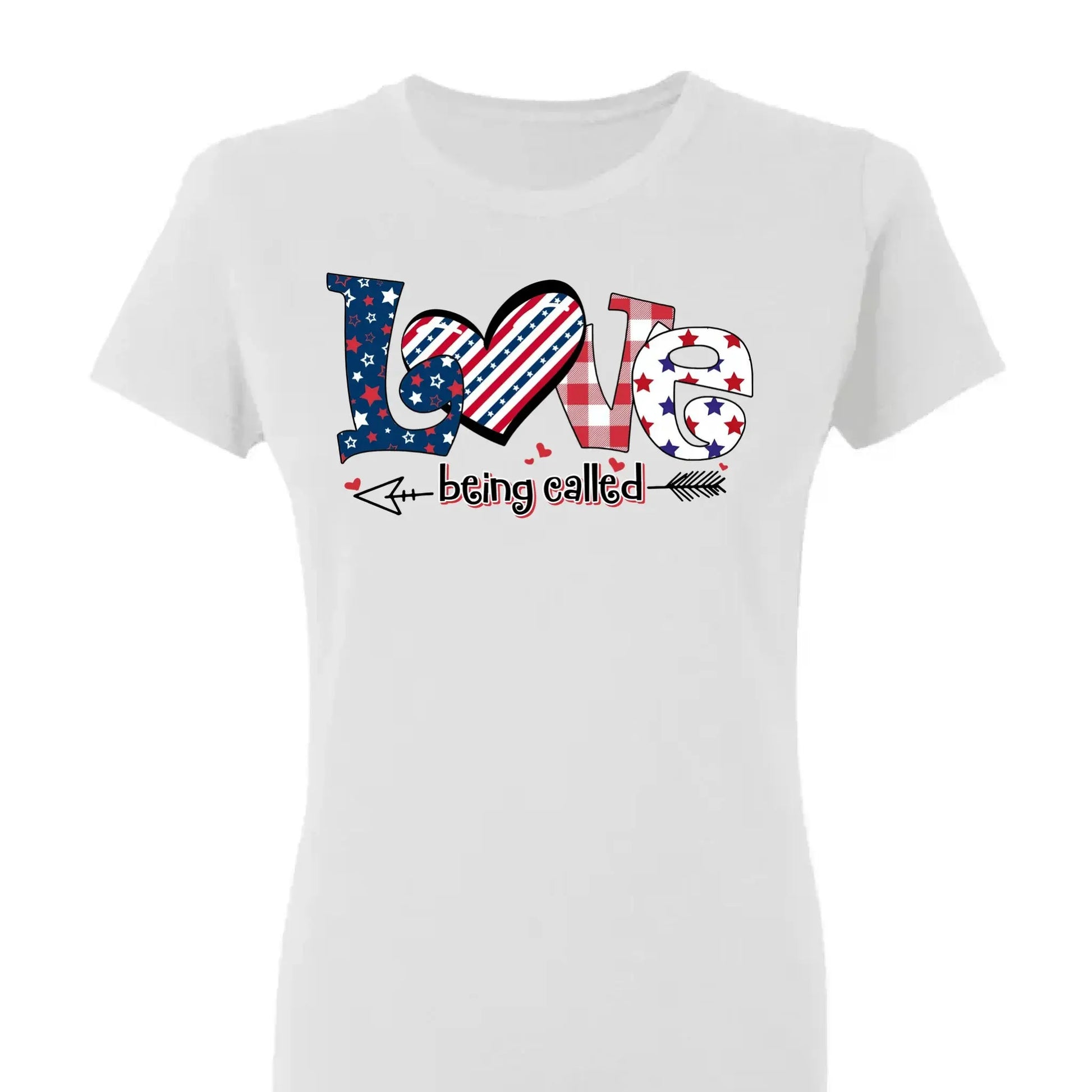 4th of July Love Being Called Grandma Shirt – Personalized Patriotic T-Shirt Gift for Grandma, Nana, Mimi, Gigi, Mom  Ezcustomize