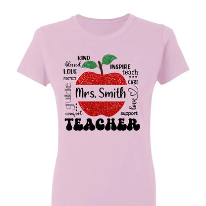 Blessed To Be Called Teacher Typography Boho - Personalized T-shirt, Back To School Gift For Teacher From Student  Ezcustomize