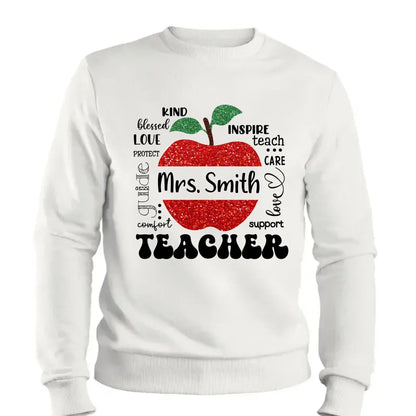 Blessed To Be Called Teacher Typography Boho - Personalized T-shirt, Back To School Gift For Teacher From Student  Ezcustomize