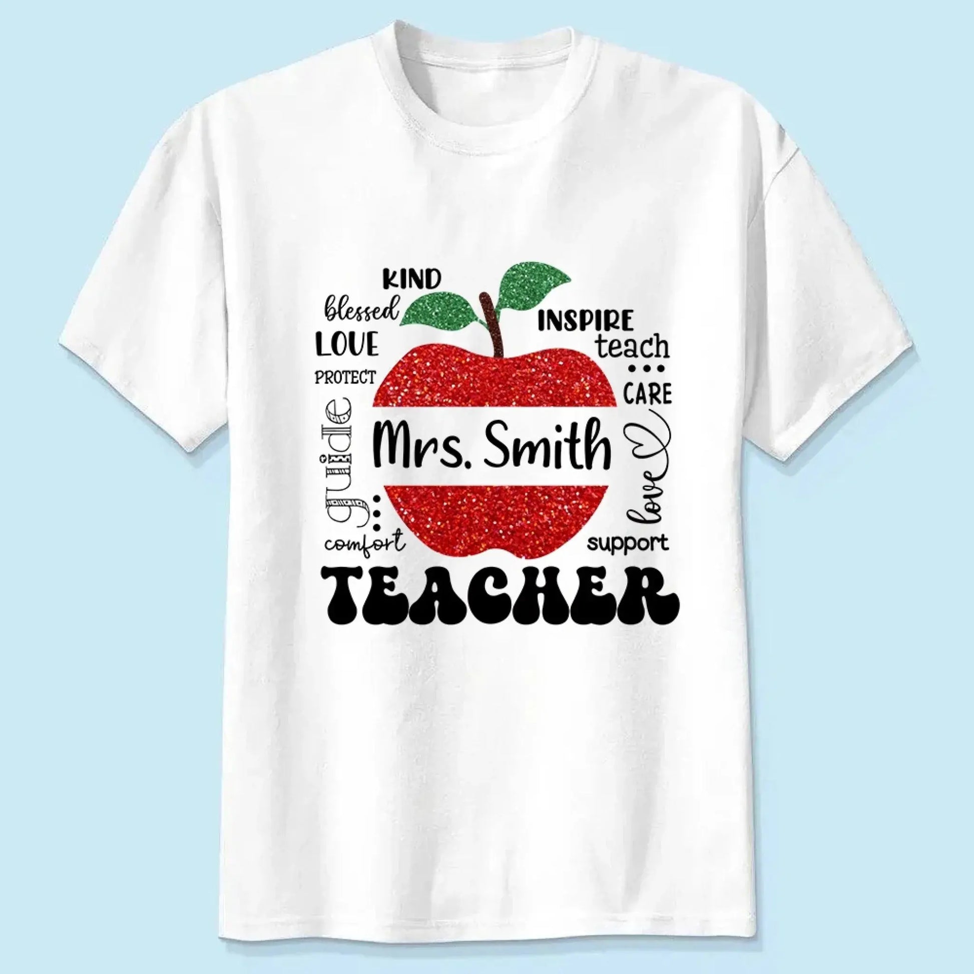 Blessed To Be Called Teacher Typography Boho - Personalized T-shirt, Back To School Gift For Teacher From Student  Ezcustomize