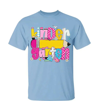 Retro Coquette Pencil Back to School Shirt – Personalized T-shirt/Sweater/Hoodie - 1st Day Outfit for Teachers  Ezcustomize