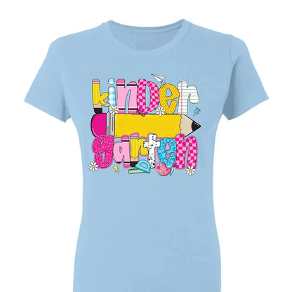 Retro Coquette Pencil Back to School Shirt – Personalized T-shirt/Sweater/Hoodie - 1st Day Outfit for Teachers  Ezcustomize