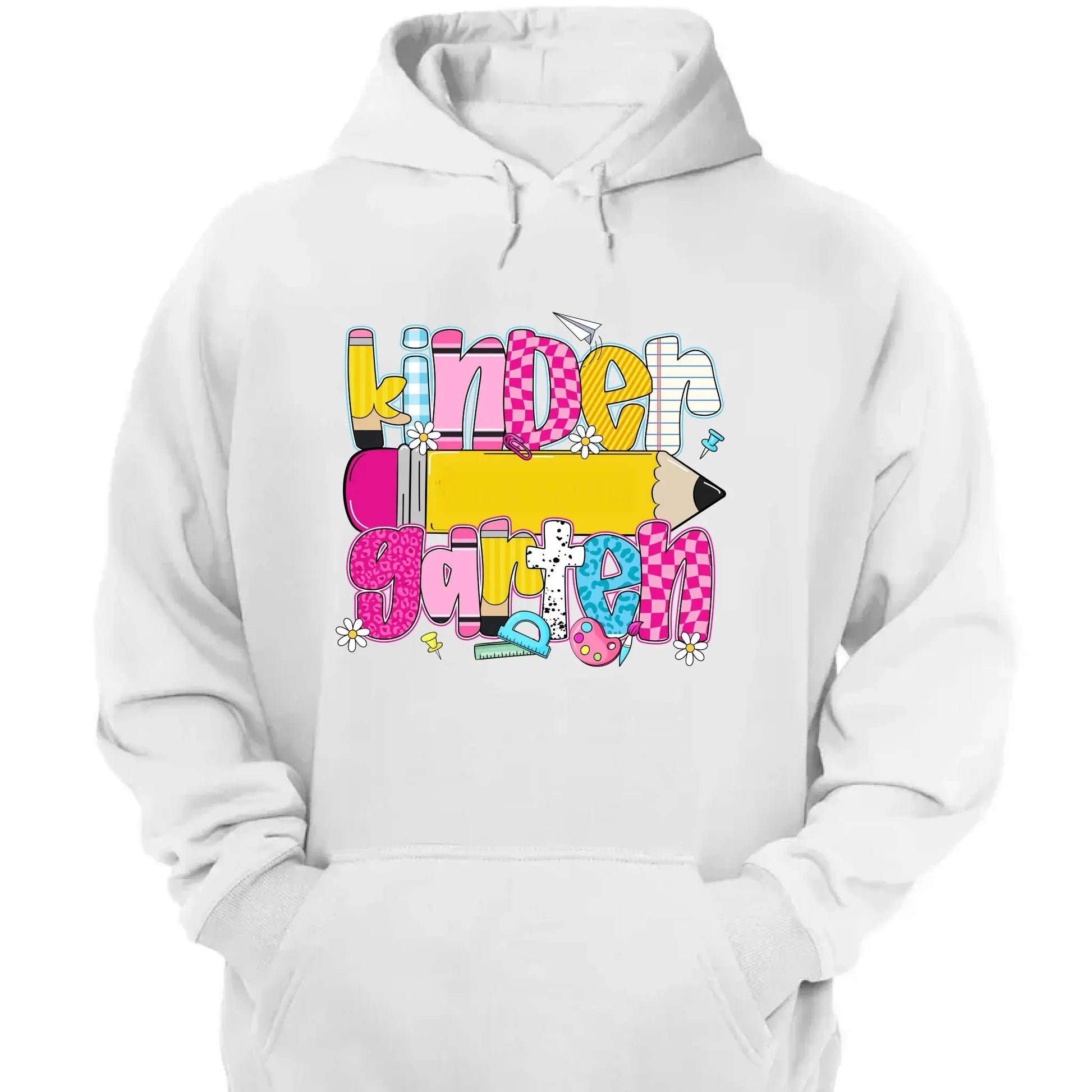 Retro Coquette Pencil Back to School Shirt – Personalized T-shirt/Sweater/Hoodie - 1st Day Outfit for Teachers  Ezcustomize