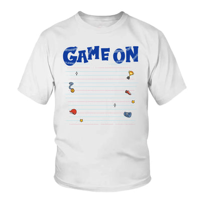 white youth shirt