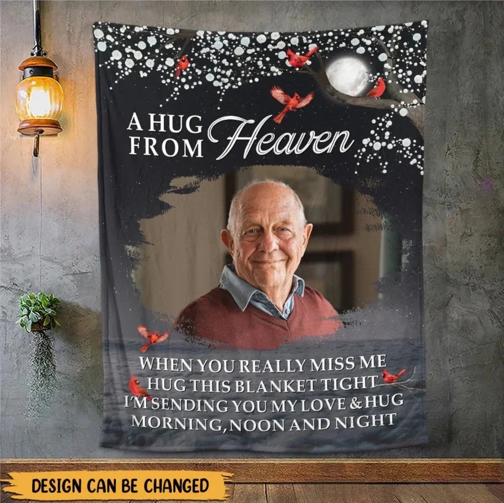 A Hug From Heaven Photo - Personalized Blanket - Sympathy Gift  Ezcustomize