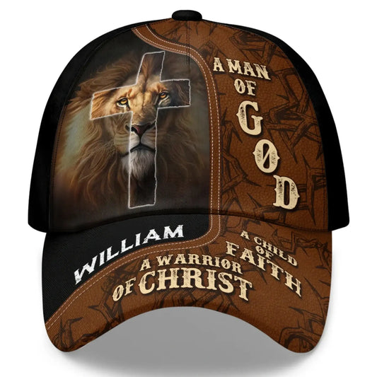 A Man Of God – Personalized Classic Cap Hat – Meaningful Christian Birthday, Father’s Day & Faith Gift for Men  Ezcustomize