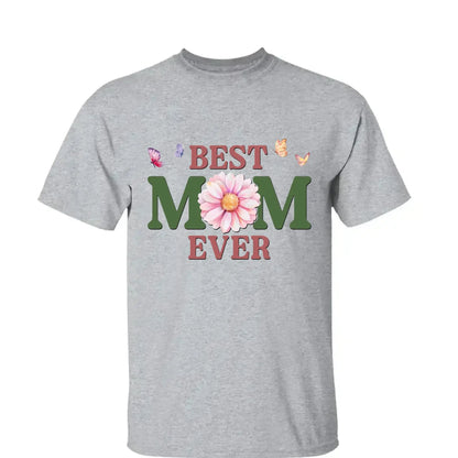 A Mom Blooms Like a Butterfly – Personalized Custom Shirt, Beautiful Gift for Mom on Mother’s Day or Birthday  Ezcustomize
