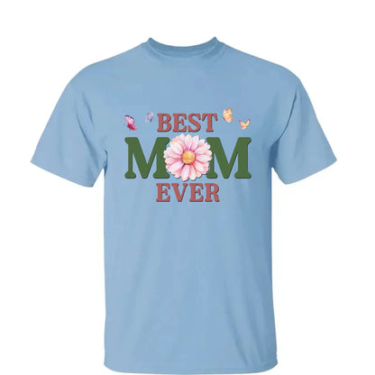 A Mom Blooms Like a Butterfly – Personalized Custom Shirt, Beautiful Gift for Mom on Mother’s Day or Birthday  Ezcustomize
