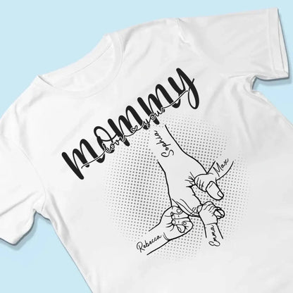 A Mother’s Love Is Forever & Always – Personalized Unisex T-Shirt Hoodie or Sweatshirt – Thoughtful Mother’s Day & Birthday Gift for Mom and Grandma  Ezcustomize