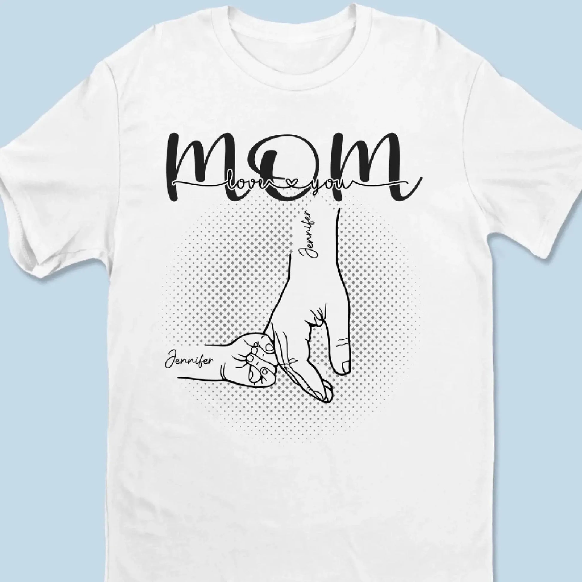 A Mother’s Love Is Forever & Always – Personalized Unisex T-Shirt Hoodie or Sweatshirt – Thoughtful Mother’s Day & Birthday Gift for Mom and Grandma  Ezcustomize