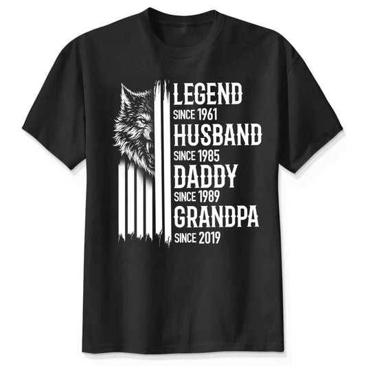 A True King – Personalized Custom Shirt Tee – Meaningful Birthday, Father’s Day & Appreciation Gift for Dad, Husband or Him  Ezcustomize