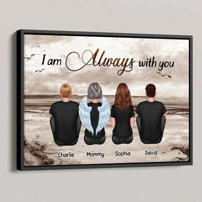 Always With You Sky Family Members, Memorial Personalized Poster, Sympathy Gift  Ezcustomize