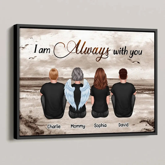 Always With You Sky Family Members, Memorial Personalized Poster, Sympathy Gift  Ezcustomize