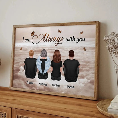 Always With You Sky Family Members, Memorial Personalized Poster, Sympathy Gift  Ezcustomize