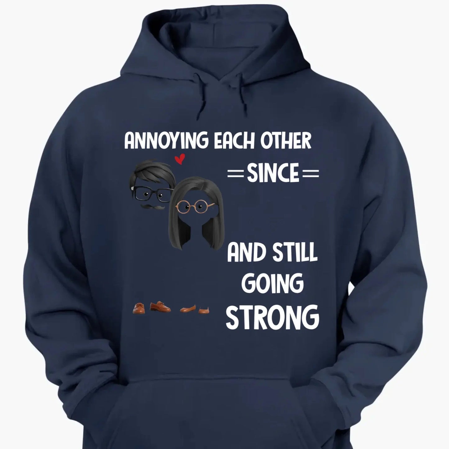 Annoying Each Other Since – Personalized Custom Couple Shirt – Funny Anniversary & Valentine’s Day Gift for Husband, Wife, Girlfriend, Boyfriend  Ezcustomize