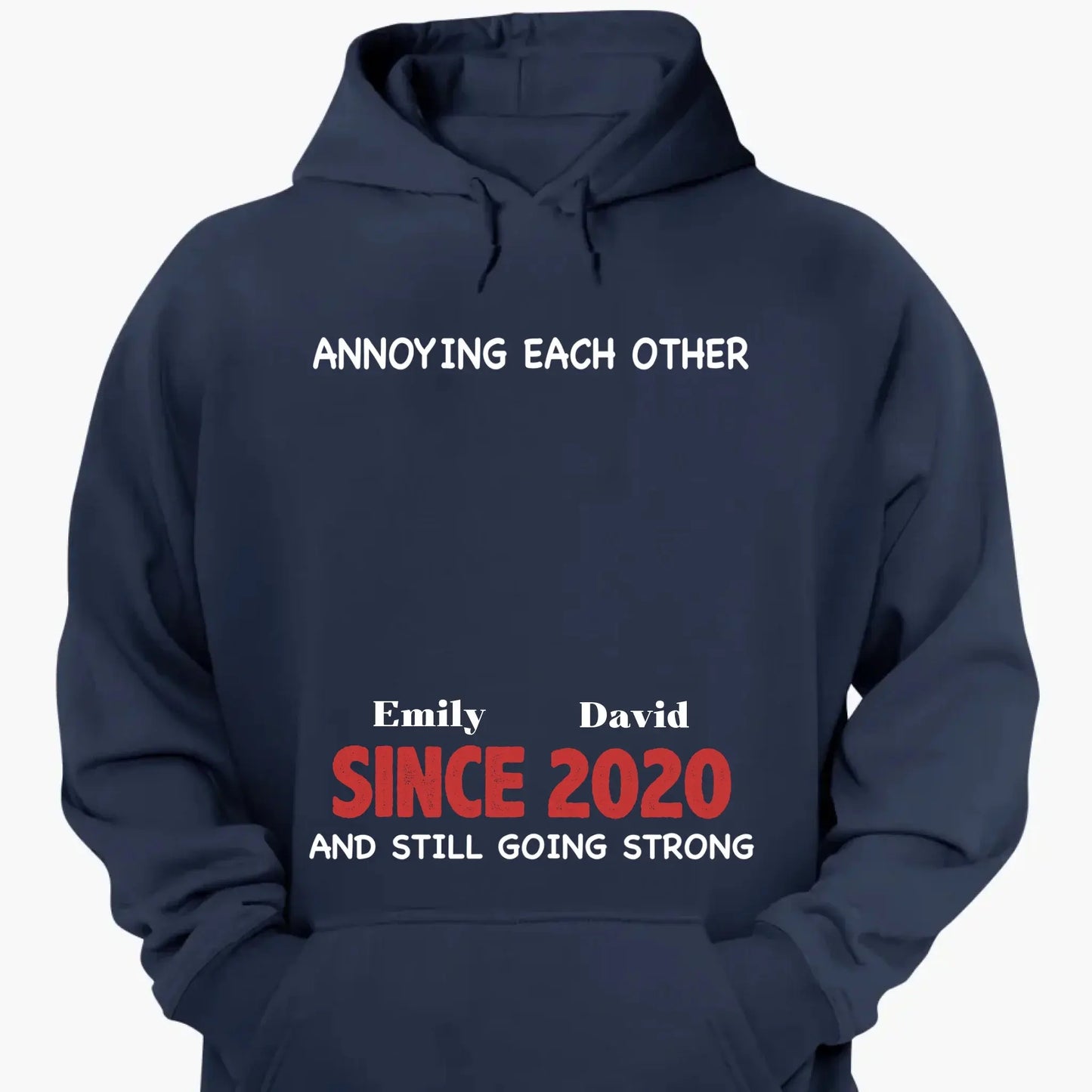 Annoying Each Other Since & Still Going Strong - Personalized Couple Matching Shirts  Ezcustomize