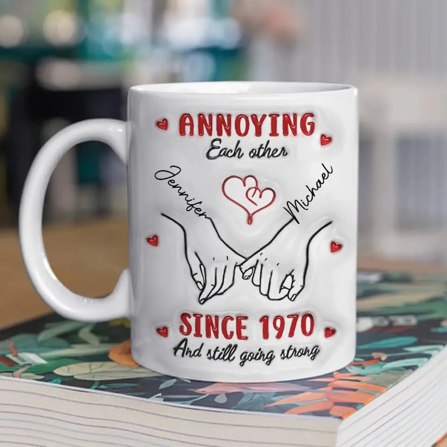 Annoying Each Other Since & Still Going Strong – Personalized Couple Mug – Romantic Anniversary, Valentine’s Day & Birthday Gift for Wife  Ezcustomize