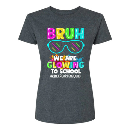 BRUH We Are Glowing To School Shirt – Personalized Back To School T-Shirt for Teachers & Students - Squad Shirt  Ezcustomize