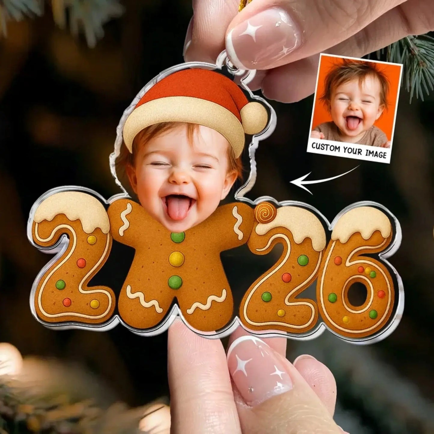 Baby_First_Christmas_Gingerbread_Cookie_Custom_Photo_Personalized_Ornament_2