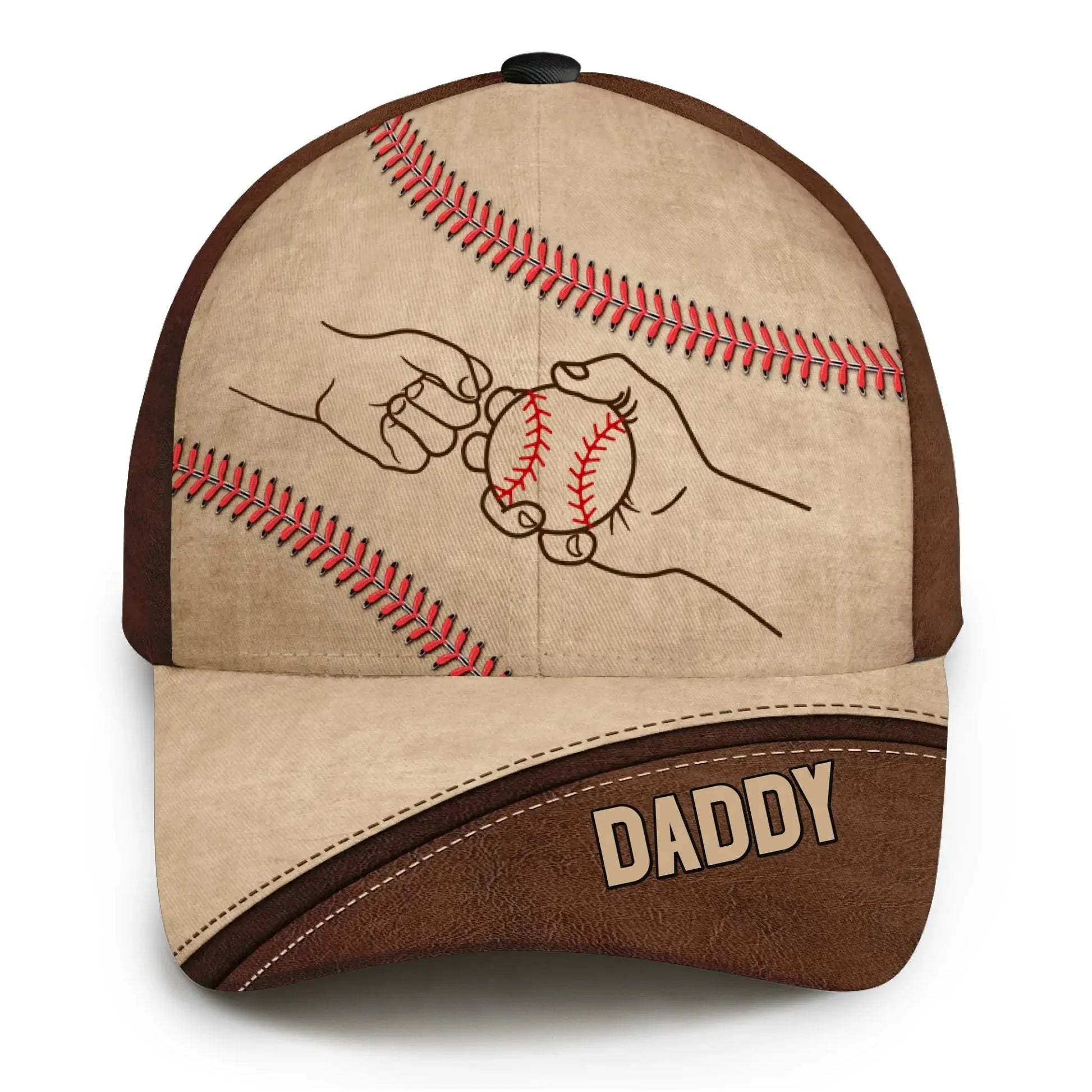 Baseball Dad & Grandpa with Fist Bump Design – Personalized Classic Hat – Custom Gift for Sports-Loving Fathers & Grandpas  Ezcustomize