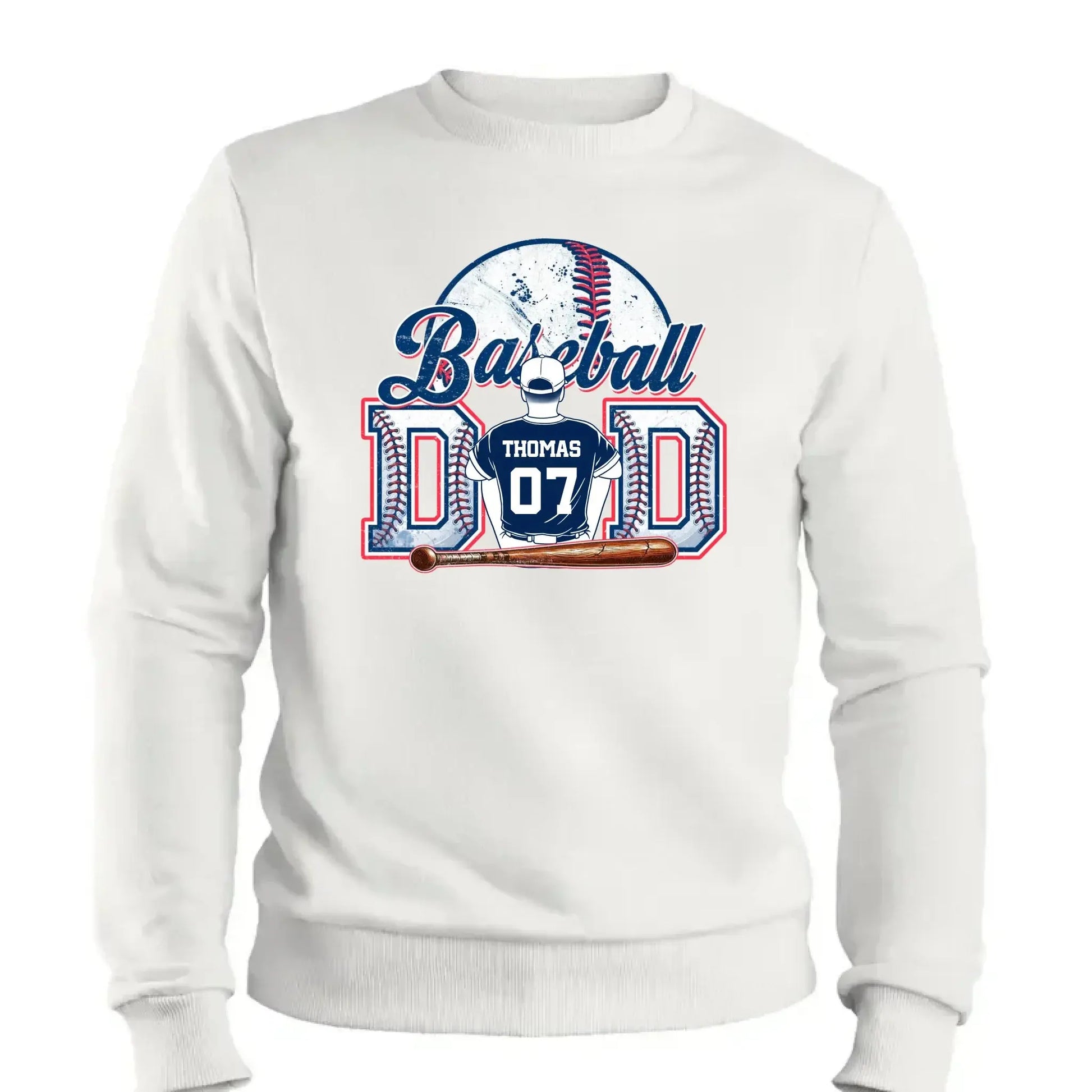 Baseball Dad & Kids Retro Shirt – Personalized T-Shirt – Custom Father’s Day Gift for Proud Baseball Dads  Ezcustomize