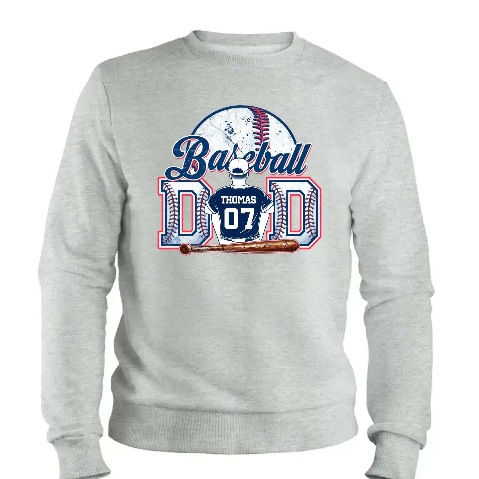 Baseball Dad & Kids Retro Shirt – Personalized T-Shirt – Custom Father’s Day Gift for Proud Baseball Dads  Ezcustomize