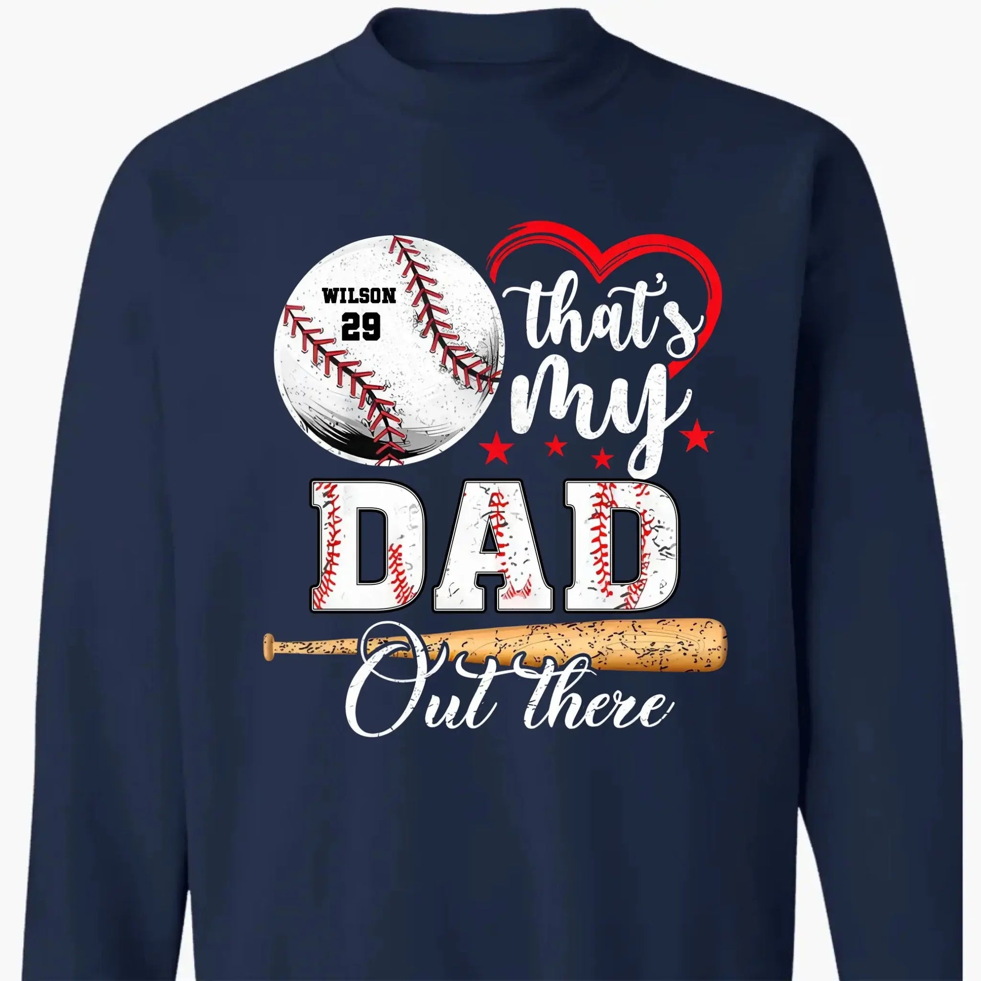 Baseball Fan That's My Grandson Out There - Personalized T-Shirt, Sport Gift For Family, Sport Fan  Ezcustomize