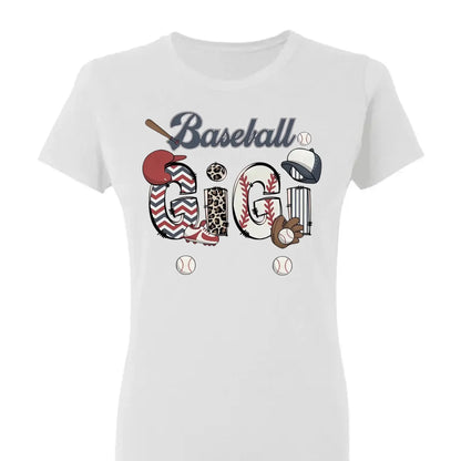Baseball Grandma Custom Kid Names - Personalized Shirt/Hoodie - Gift for, Grandma, Mom, Gigi, Sports Lovers, Proud Baseball Moms  Ezcustomize