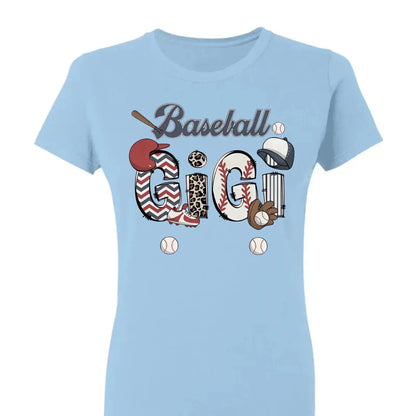 Baseball Grandma Custom Kid Names - Personalized Shirt/Hoodie - Gift for, Grandma, Mom, Gigi, Sports Lovers, Proud Baseball Moms  Ezcustomize