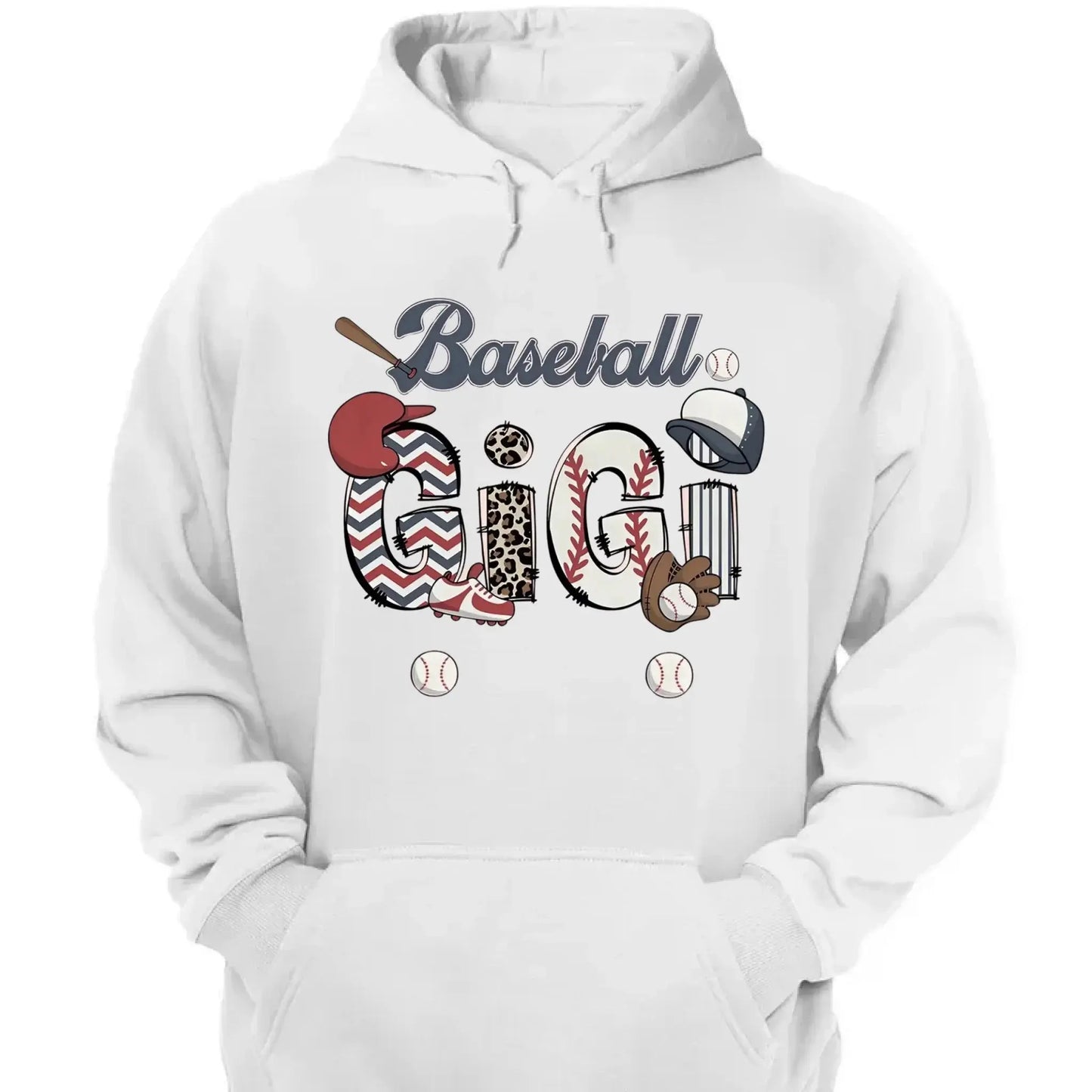 Baseball Grandma Custom Kid Names - Personalized Shirt/Hoodie - Gift for, Grandma, Mom, Gigi, Sports Lovers, Proud Baseball Moms  Ezcustomize