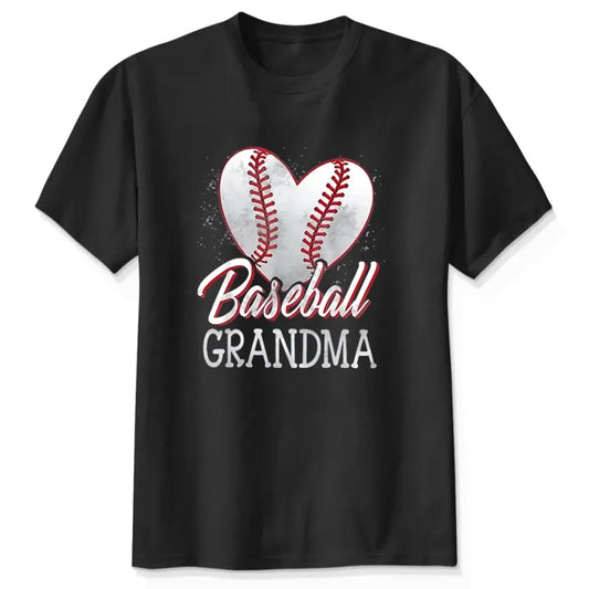 Baseball Grandma Heart Shirt – Personalized T-Shirt – Custom Gift for Proud Sports Grandmas with Kids’ Names  Ezcustomize