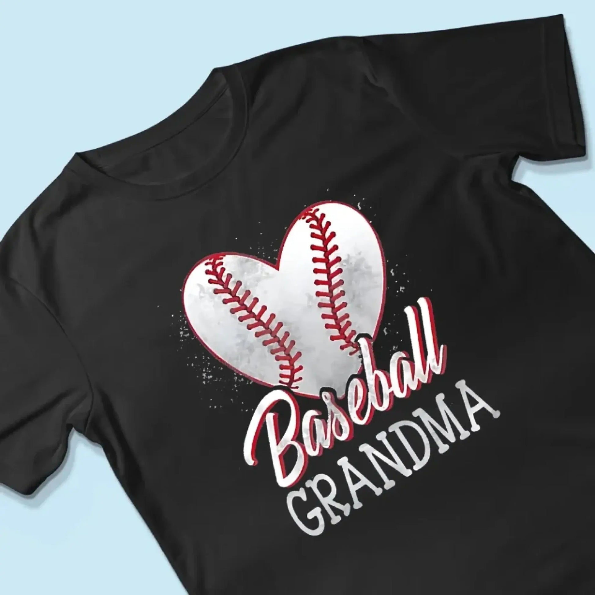 Baseball Grandma Heart Shirt – Personalized T-Shirt – Custom Gift for Proud Sports Grandmas with Kids’ Names  Ezcustomize